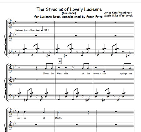 The Streams of Lovely Lucienne - sheet music